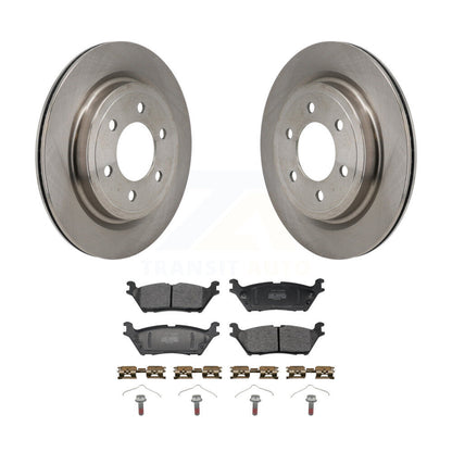 Kit de plaquettes semi-métalliques de rotors de frein à disque arrière pour Ford F-150 Lightning Expeditio