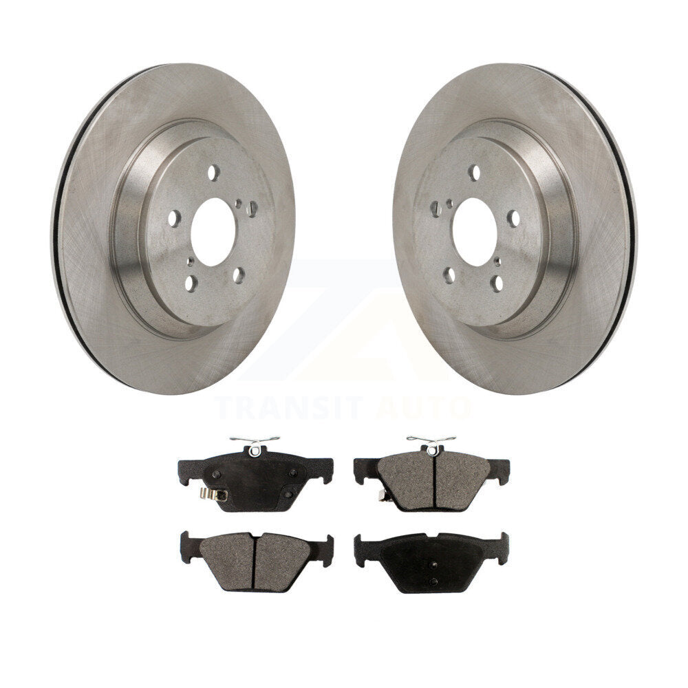 Kit de disques de frein à disque arrière et plaquettes semi-métalliques pour Subaru Crosstrek