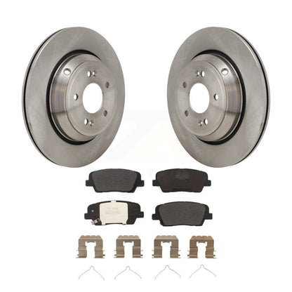 Rotors de frein à disque arrière et Kit de plaquettes semi-métalliques pour Genesis G70 Kia Stinger G8