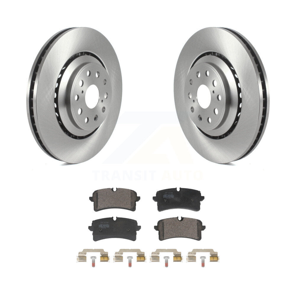 Kit de disques de frein à disque arrière et plaquettes semi-métalliques pour Audi S6 S7 S8 K8F-104311