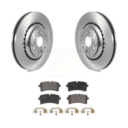 Kit de disques de frein à disque arrière et plaquettes semi-métalliques pour Audi S6 S7 S8 K8F-104311