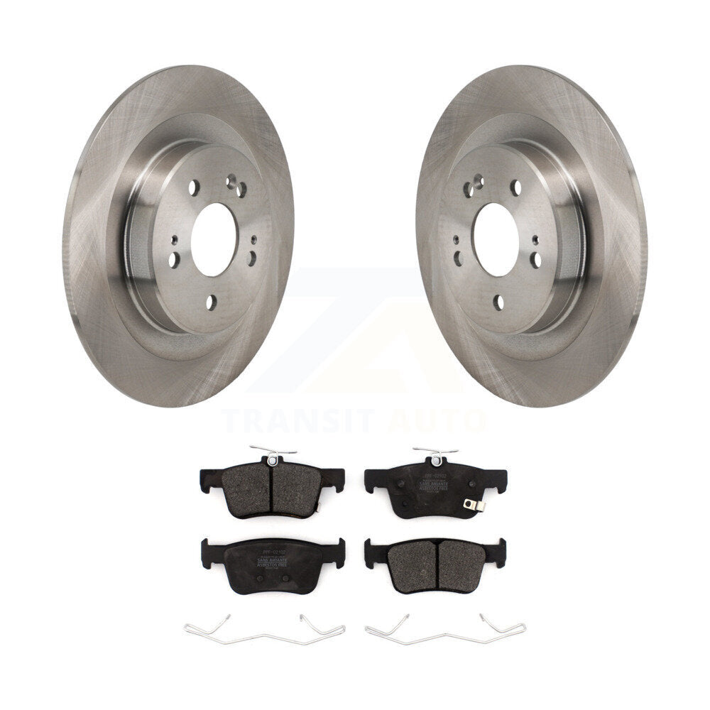 Kit de disques de frein à disque arrière et de plaquettes semi-métalliques pour Acura TLX 2021 – 2023