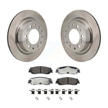 Kit de rotor de frein arrière et de plaquettes semi-métalliques pour Toyota Tundra Sequoia Lexus LX60
