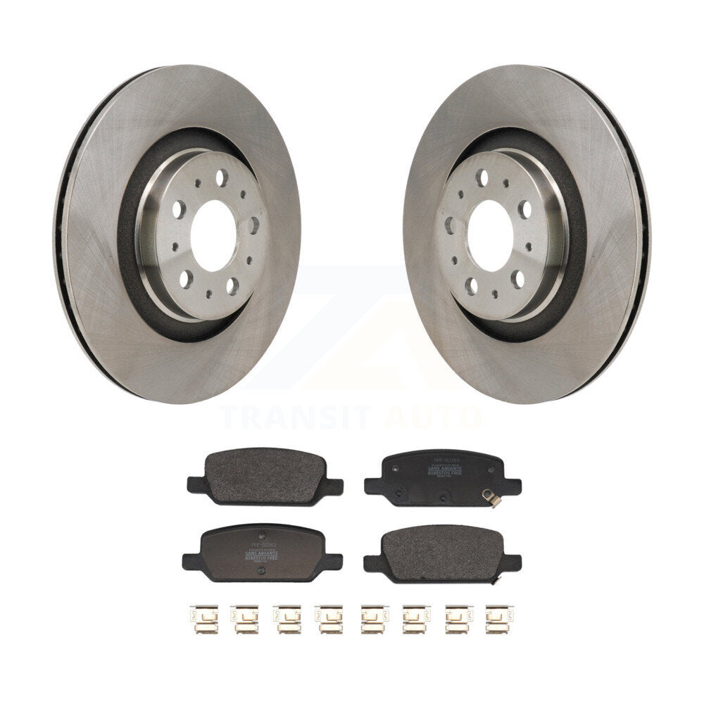 Kit de disques de frein arrière et de plaquettes semi-métalliques pour Tesla Y avec étrier peint en gris