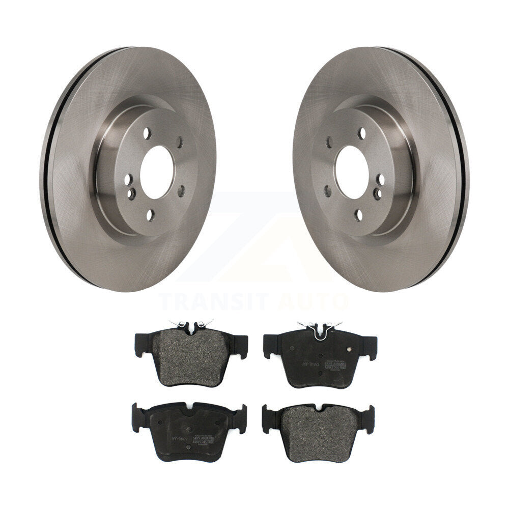 Rotors de frein arrière et Kit de plaquettes semi-métalliques pour Mercedes-Benz GLC300 C43 AMG GLC4