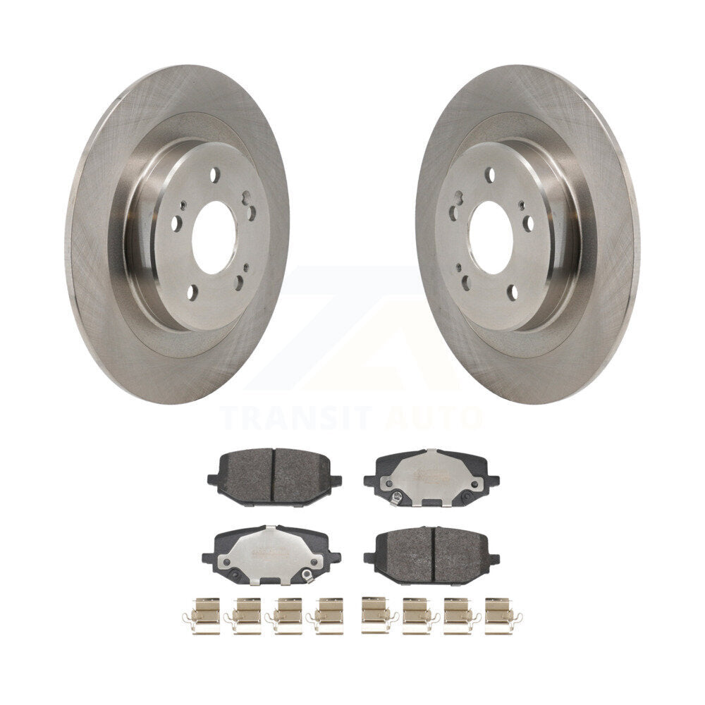 Kit de disques de frein à disque arrière et de plaquettes semi-métalliques pour Acura MDX 2022 – 2024