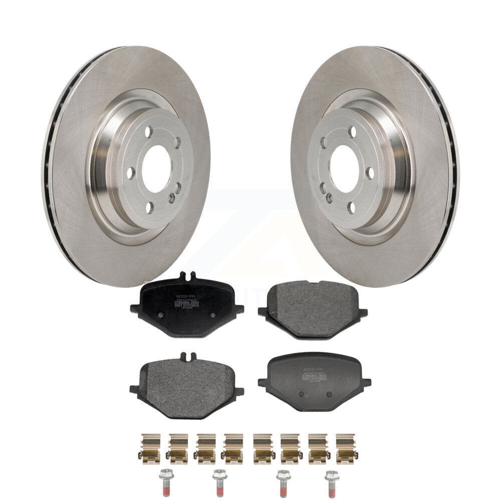 Kit de disques de frein à disque arrière et plaquettes semi-métalliques pour Mercedes-Benz GLE63 AMG S