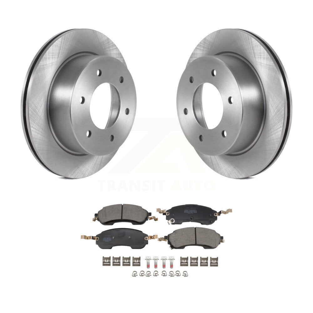 Kit de disques de frein à disque arrière et plaquettes semi-métalliques pour Ford Bronco K8F-104329