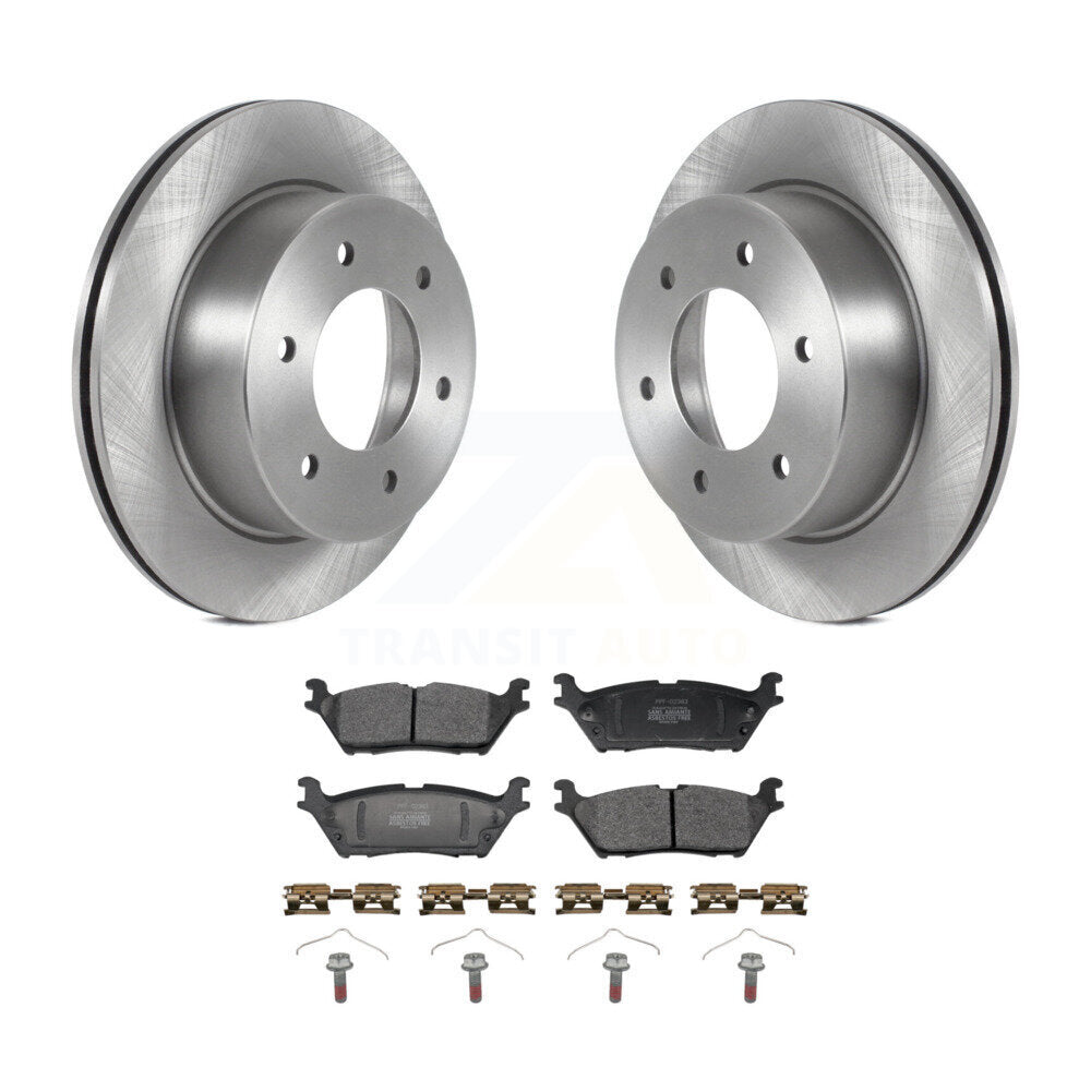 Kit de disques de frein à disque arrière et de plaquettes semi-métalliques pour Ford Bronco 3.0 2022 – 2023