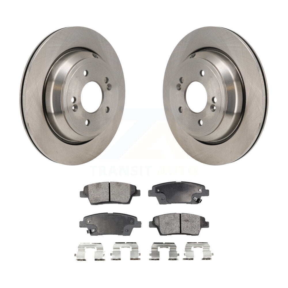Kit de disques de frein à disque arrière et plaquettes semi-métalliques pour Kia K900 3,8 L 2015