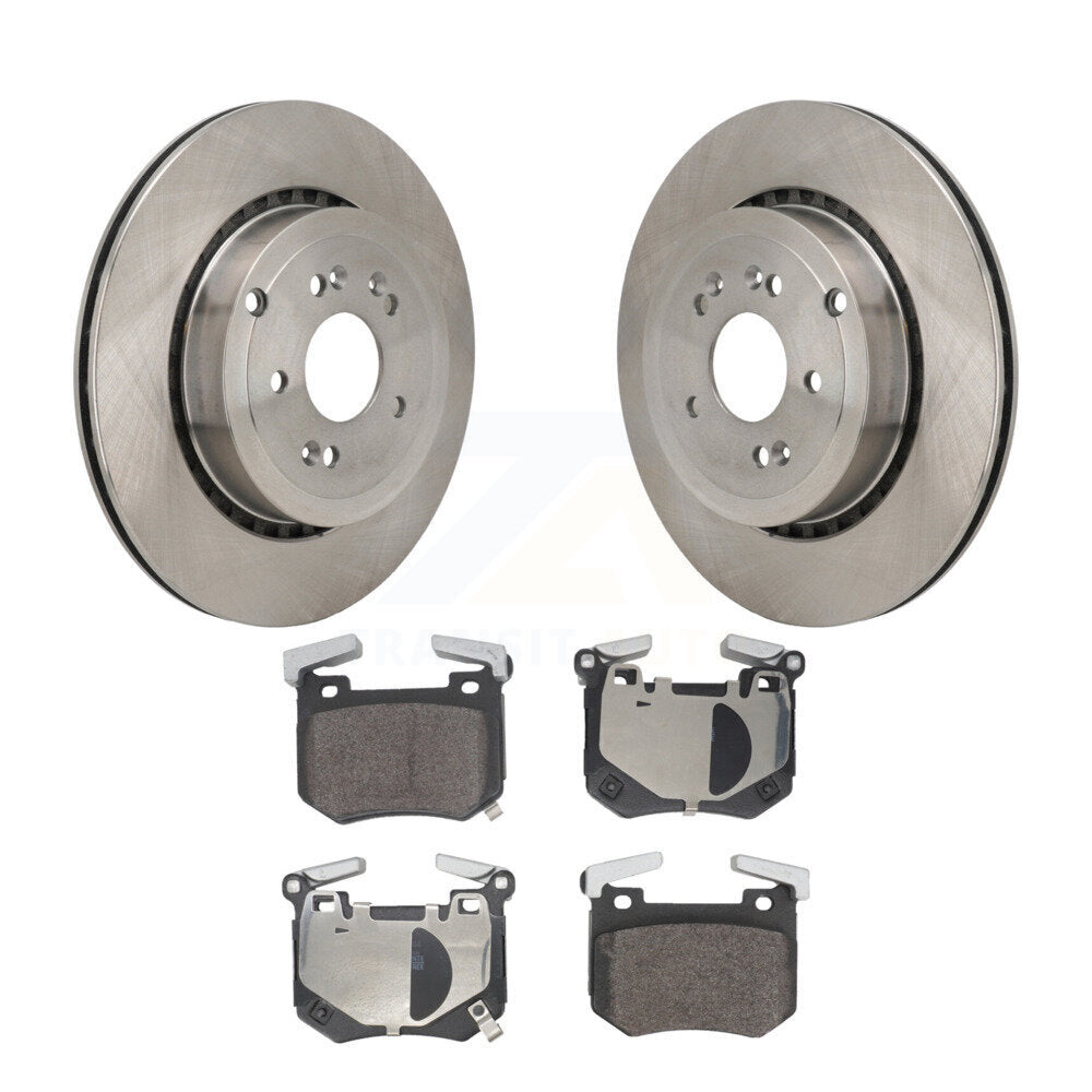 Kit de disques de frein à disque arrière et plaquettes semi-métalliques pour Genesis G70 Kia Stinger