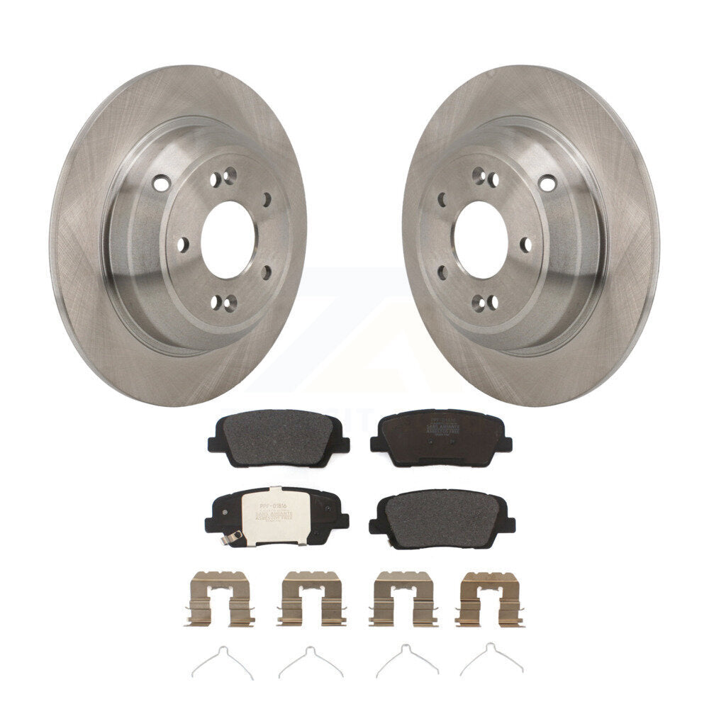 Kit de disques de frein à disque arrière et plaquettes semi-métalliques pour Genesis G70 Kia Stinger