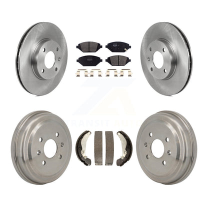 Rotors de frein avant et arrière, Kit de tambour à plaquettes semi-métalliques pour Chevrolet Spar 2016 – 2021