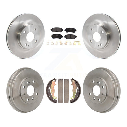 Kit de tambour à plaquettes semi-métalliques, Rotor de frein à disque avant et arrière, pour Toyota Yaris iA Scio