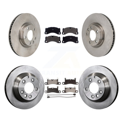 Kit de rotors de frein à disque avant et arrière et plaquettes semi-métalliques (6 pièces) pour Volkswagen Touare