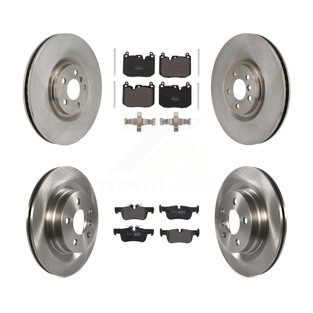 Kit de rotors de frein avant et arrière et plaquettes semi-métalliques (6 pièces) pour Mini Cooper Countryma