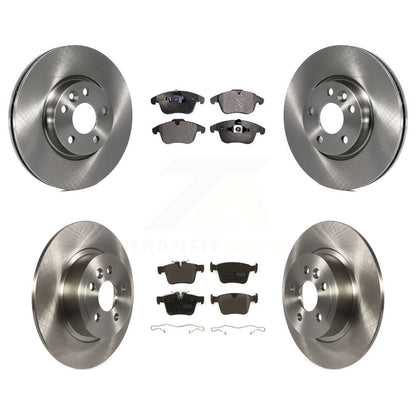 Rotors de frein à disque avant et arrière et Kit de plaquettes semi-métalliques pour Land Rover Range Evoqu