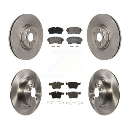 Rotors de frein à disque avant et arrière et Kit de plaquettes semi-métalliques pour Land Rover Range Evoqu