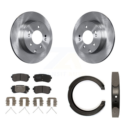 Kit de plaquettes semi-métalliques et de freins de stationnement pour rotors de disque arrière, pour Kia Optima