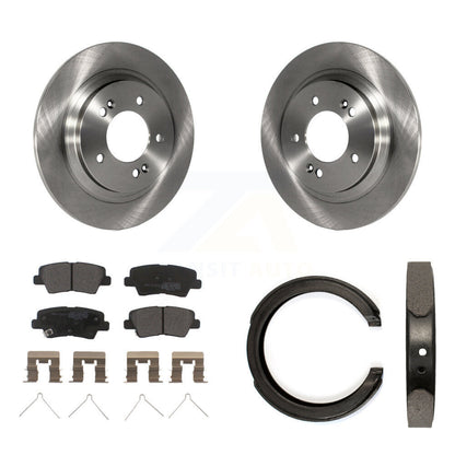 Kit de plaquettes semi-métalliques et de freins de stationnement pour rotors de disque arrière, pour Kia Optima
