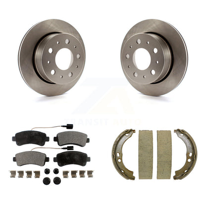 Kit de plaquettes semi-métalliques et de chaussures de stationnement pour disques arrière, Rotors, pour Ram ProMaster 250