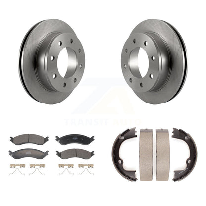 Kit de plaquettes semi-métalliques et de chaussures de stationnement, Rotors à disque arrière, pour GMC Chevrolet Savan