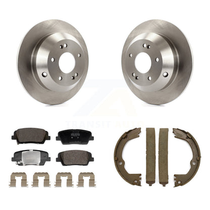 Kit de chaussures de stationnement à plaquettes semi-métalliques, Rotors à disque arrière, pour Hyundai Santa Fe Spor