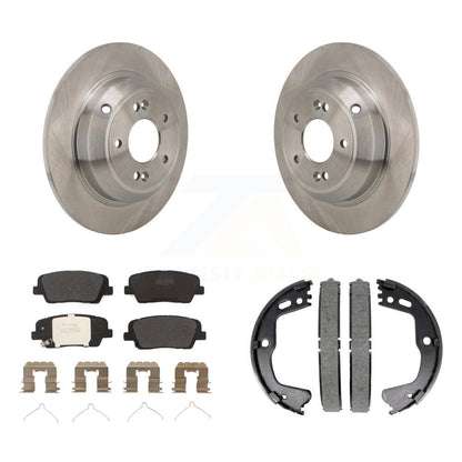 Kit de plaquettes semi-métalliques et de chaussures de stationnement pour rotors de disque arrière, pour Kia Stinger Genesis