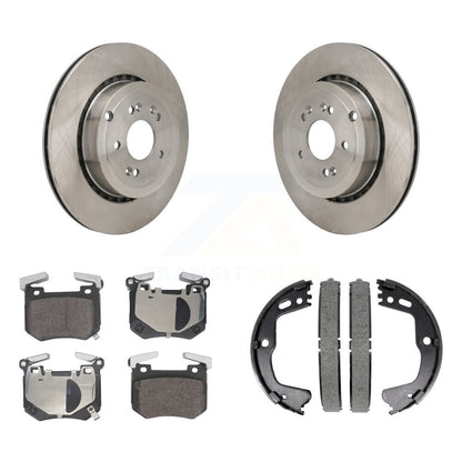 Kit de plaquettes semi-métalliques et de chaussures de stationnement pour rotors de disque arrière, pour Kia Stinger Genesis