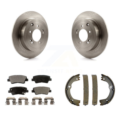 Kit de plaquettes semi-métalliques et de chaussures de stationnement, Rotors à disque arrière, pour Hyundai Tucson Ki