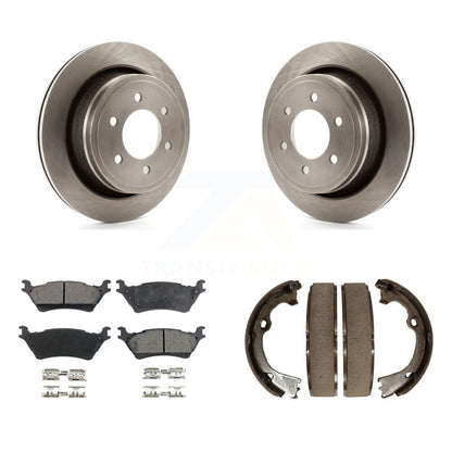 Kit de plaquettes semi-métalliques et de patins de frein de stationnement pour rotors de disque arrière, pour Ford F-150