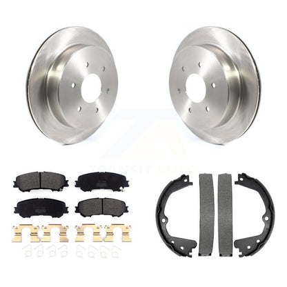 Kit de chaussures de stationnement avec disques semi-métalliques, Rotors à disque arrière, pour Nissan TITA 2017 – 2023