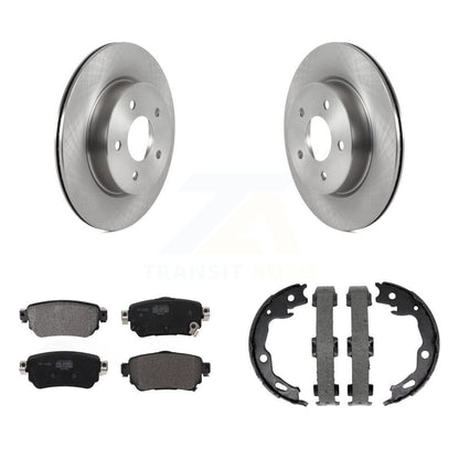 Kit de plaquettes semi-métalliques et de chaussures de stationnement pour rotors de disque arrière, pour Nissan Rogue Spor