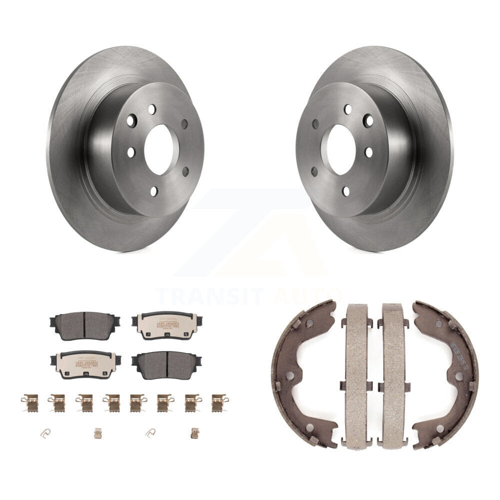 Kit de chaussures de stationnement avec disques semi-métalliques, Rotors à disque arrière, pour Nissan Altima AW 2019
