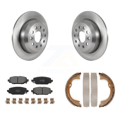 Kit de plaquettes semi-métalliques et de chaussures de stationnement pour rotors de disque arrière, pour Jeep Wrangler Sport