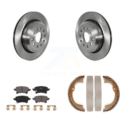 Kit de plaquettes semi-métalliques et de freins de stationnement pour rotors de disque arrière, pour Jeep Wrangler