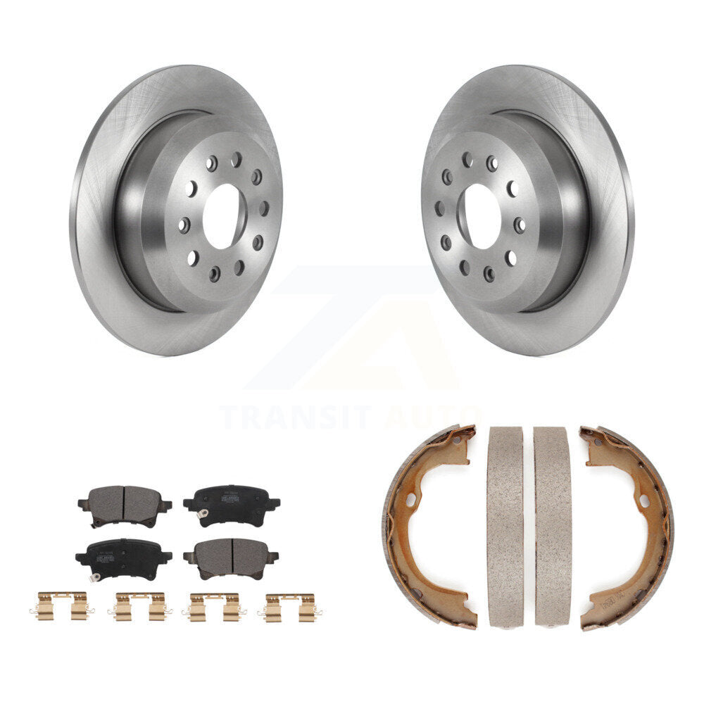 Kit de plaquettes semi-métalliques et de freins de stationnement pour rotors de disque arrière, pour Jeep Wrangler
