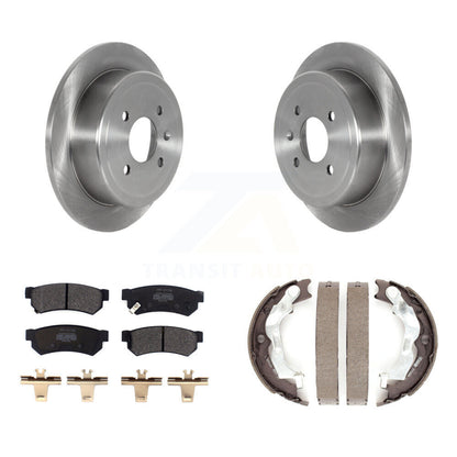 Kit de plaquettes semi-métalliques et de chaussures de stationnement pour rotors de disque arrière, pour Chevrolet Spark E