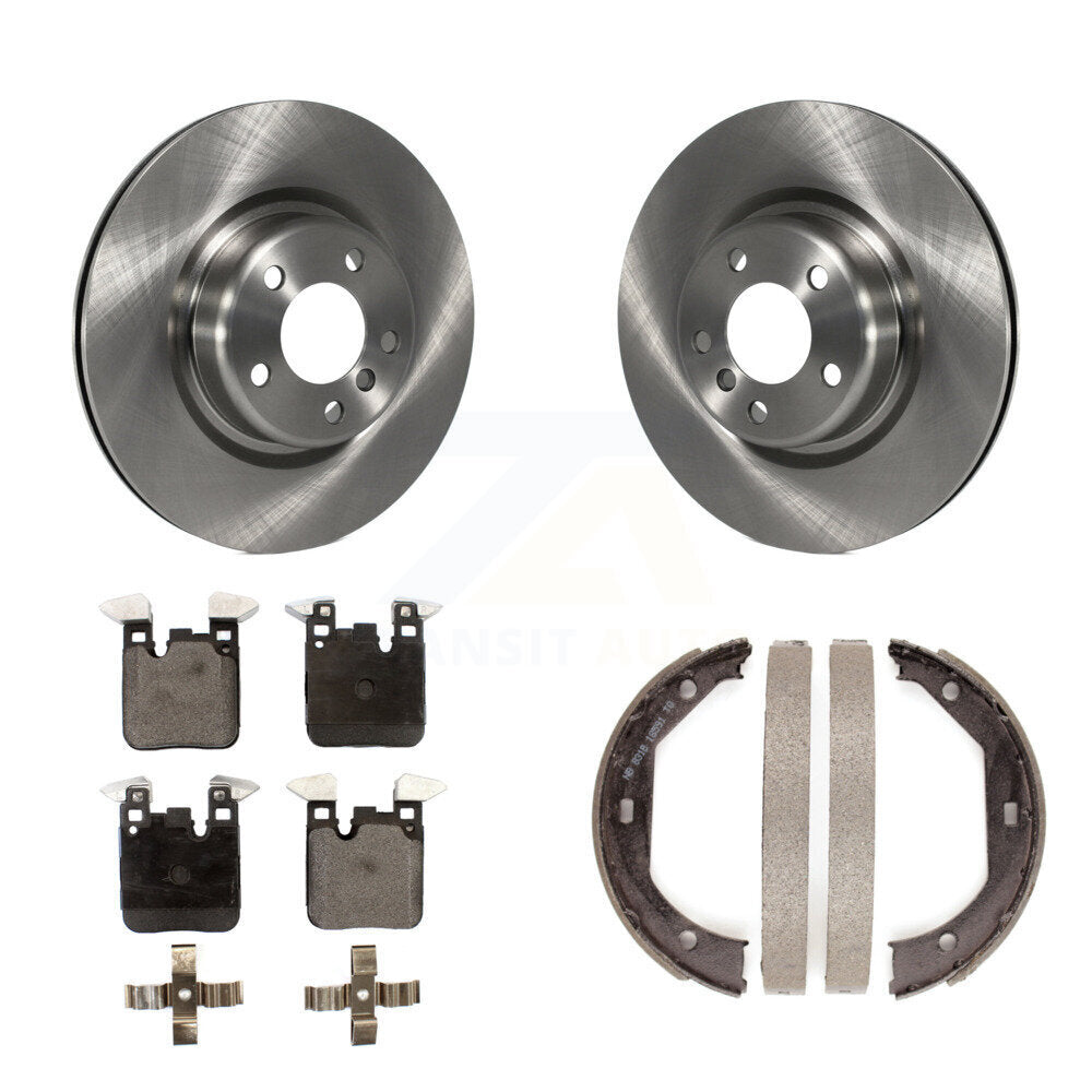 Kit de plaquettes semi-métalliques et de chaussures de stationnement pour disques arrière, pour BMW 328i 320i xDriv