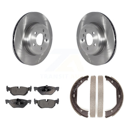 Kit de patins de frein de stationnement, Rotors à disque arrière, plaquettes semi-métalliques, pour BMW 328i xDrive