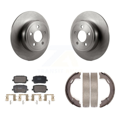 Kit de plaquettes semi-métalliques et de freins de stationnement pour rotors de disque arrière, pour Dodge Charger