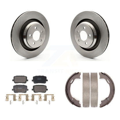Kit de plaquettes semi-métalliques et de freins de stationnement pour rotors de disque arrière, pour Dodge Charger