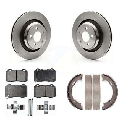 Kit de chaussures de stationnement à plaquettes semi-métalliques, Rotors à disque arrière, pour Dodge Charger chrysle
