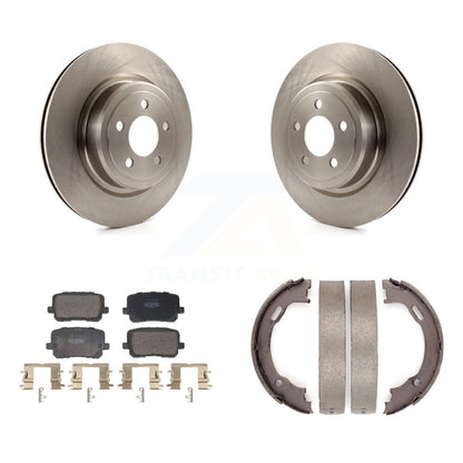 Kit de plaquettes semi-métalliques et de freins de stationnement pour rotors de disque arrière, pour Dodge Charger