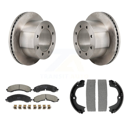 Kit de plaquettes semi-métalliques et de chaussures de stationnement pour disques arrière, pour GMC Sierra 3500 H