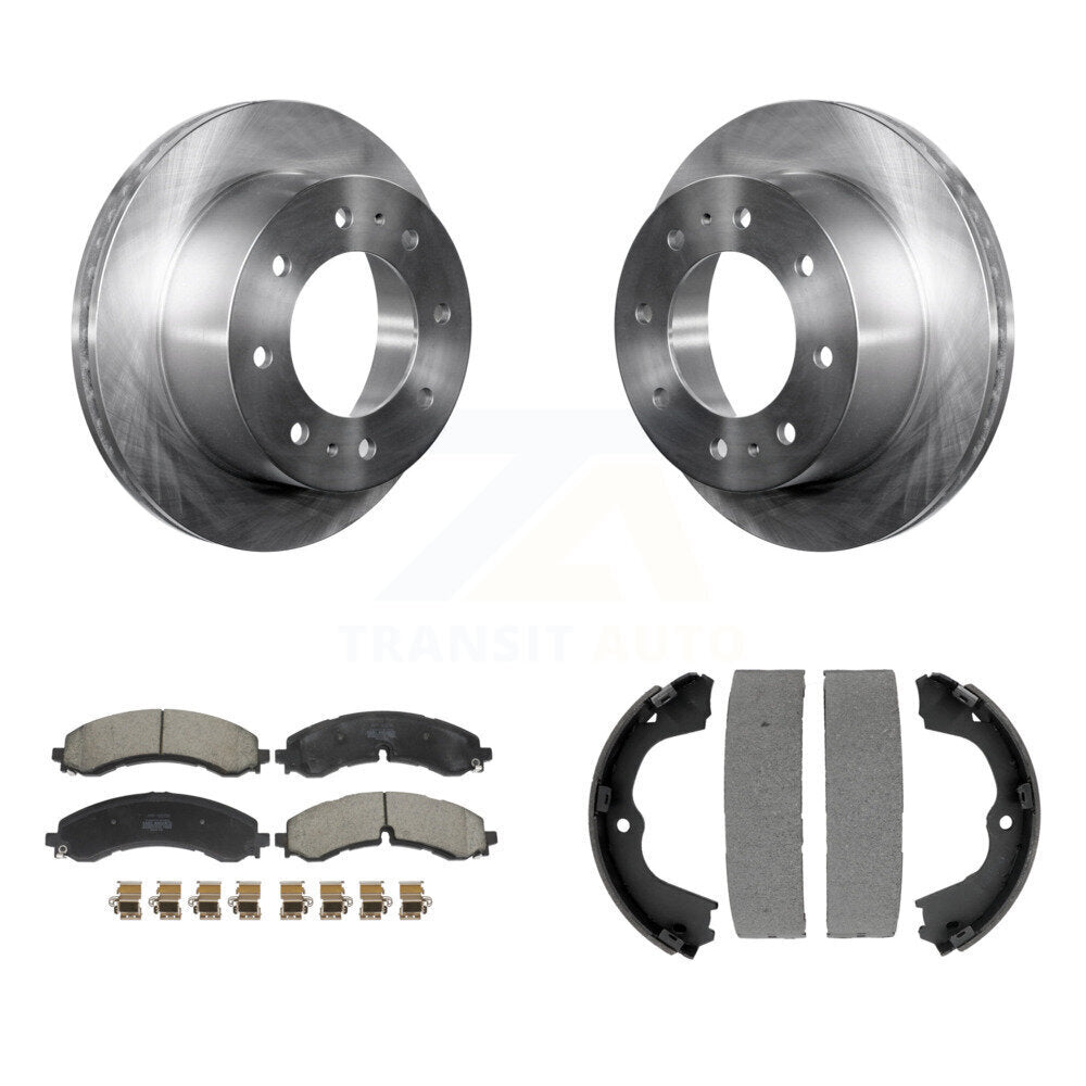 Kit de plaquettes semi-métalliques et de chaussures de stationnement pour disques arrière, pour GMC Chevrolet Sierr