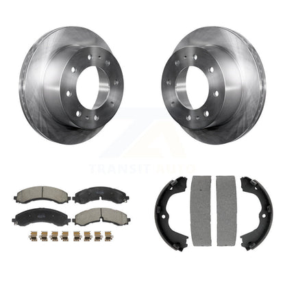 Kit de plaquettes semi-métalliques et de chaussures de stationnement pour disques arrière, pour GMC Chevrolet Sierr