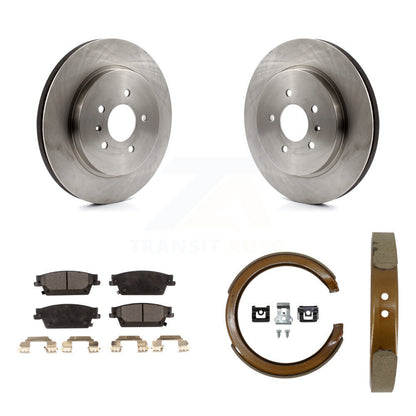 Kit de patins de frein de stationnement, Rotors à disque arrière, plaquettes semi-métalliques, pour Cadillac CTS ST