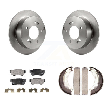 Kit de plaquettes semi-métalliques et de chaussures de stationnement, Rotors à disque arrière, pour Hyundai Sonata XG35
