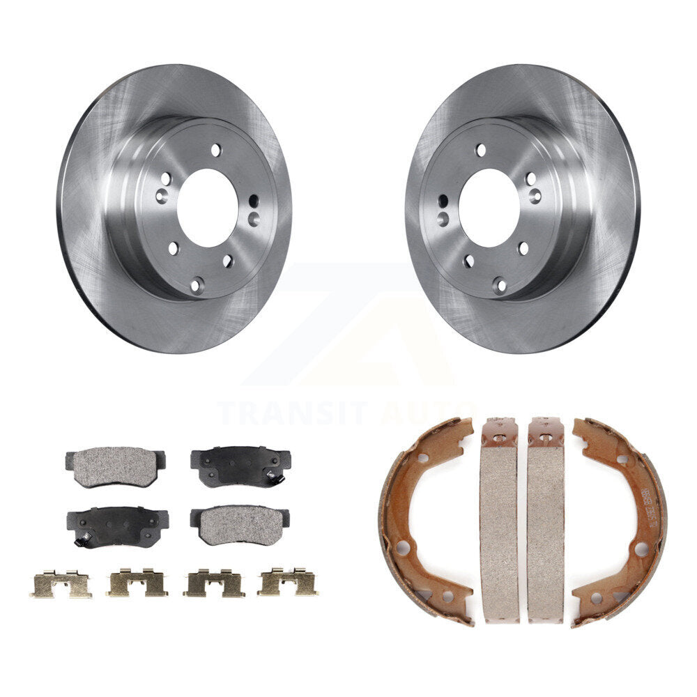 Kit de plaquettes semi-métalliques et de chaussures de stationnement pour disques arrière, pour Hyundai Sonata 3,3 l